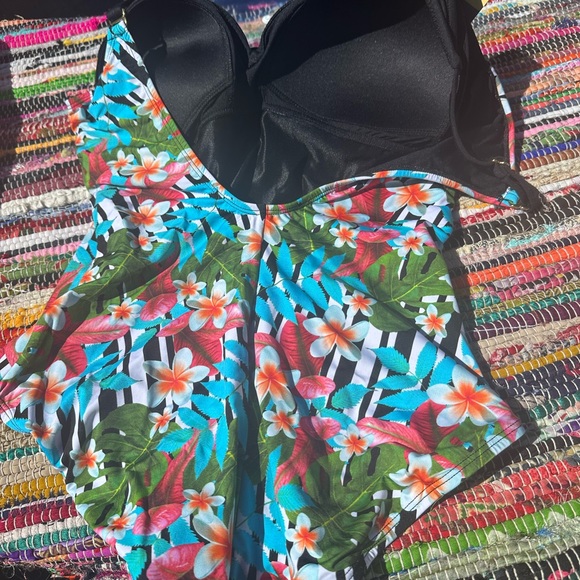 Leonisa Swimwear NWT magic benefits control contour bathing suit powerful XXL - Picture 2 of 6